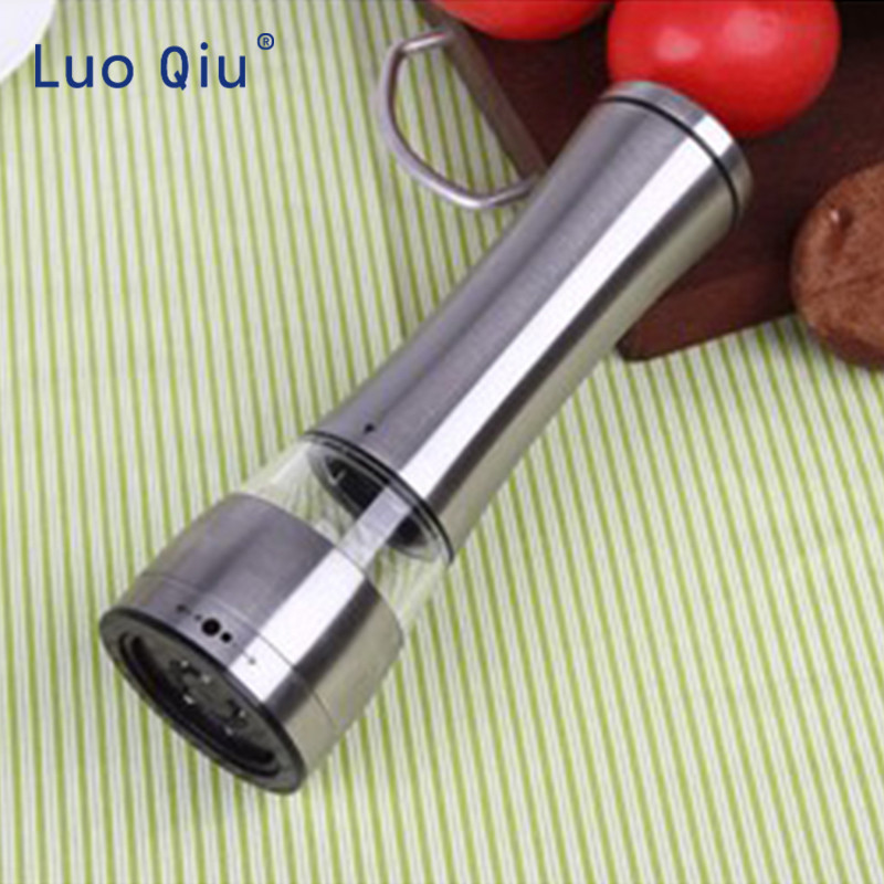 Moara manuala de piper din otel inoxidabil Rasita multifunctionala de piper negru Moara manuala de piper din otel inoxidabil