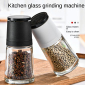 Bucătărie contractată moda chinezească cenuşă înţepătoare râşniţă de cafea măcinată piper borcan de condimente gust cutie de sticle de sticlă