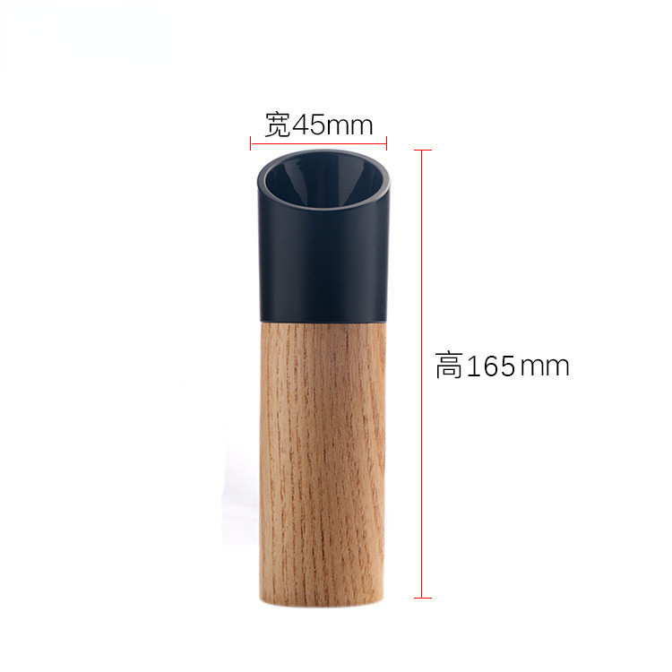 Kūrybinis medinis malūnėlis virtuvės prieskonių dėžutės laikymo talpyklos vadovas juodųjų pipirų malūnėlis pipirų čili skardinė grūdų laikymas