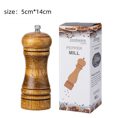 Rankinis malūnėlis pipirų malūnėlis ąžuolo pipirų šviežiai maltų pipirų prieskonių malimo butelis
