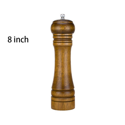 5/8 hüvelykes vintage fa kézi borsdaráló só és fűszer malom konyhai őrlőszerszám kerámia magdaráló