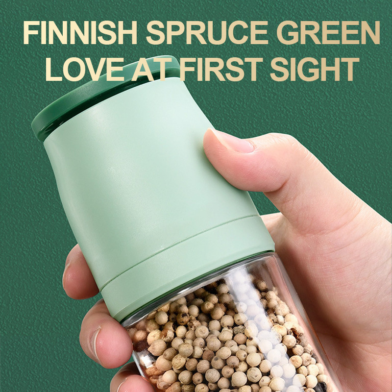 Naujas malimo prieskonių prieskonių butelis virtuvės buitinis stiklinis prieskonių indelis pipirai jūros druska juodųjų pipirų malūnėlis