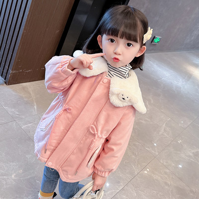 Palton pentru copii pentru fete cu efect 3D