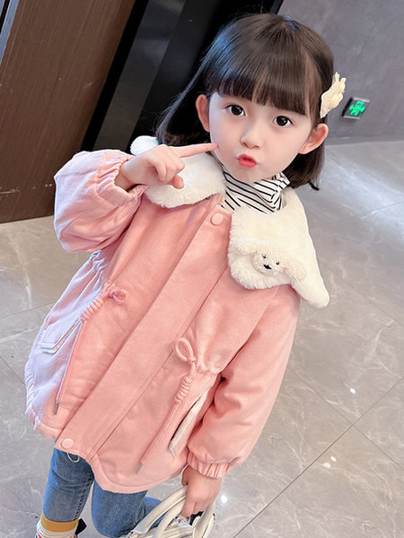 Palton pentru copii pentru fete cu efect 3D