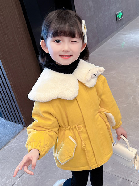 Palton pentru copii pentru fete cu efect 3D