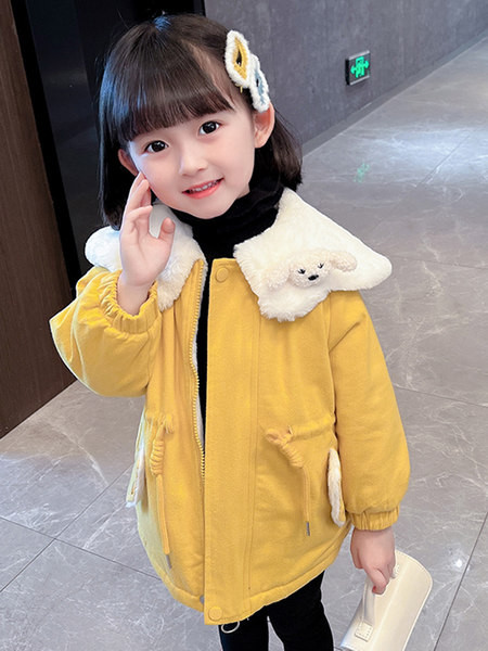 Palton pentru copii pentru fete cu efect 3D