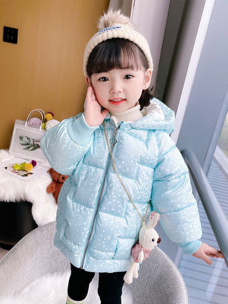 Vaikiška žieminė striukė mergaitėms - su gobtuvu