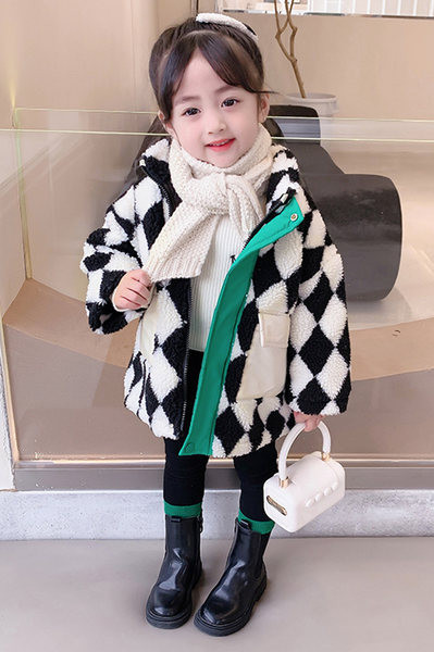 Palton pentru copii pentru fete - in doua culori