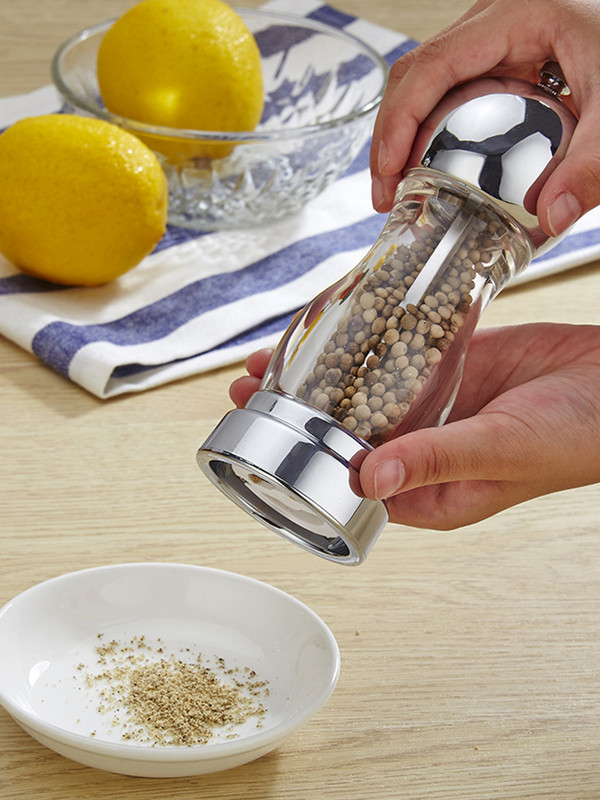 Acrilic Sare Piper Moara Manuala Mancare Masini de Tocat Ierburi Recipiente Borcane Condimente Gadgets de bucatarie Sticle de Condimente Sticla