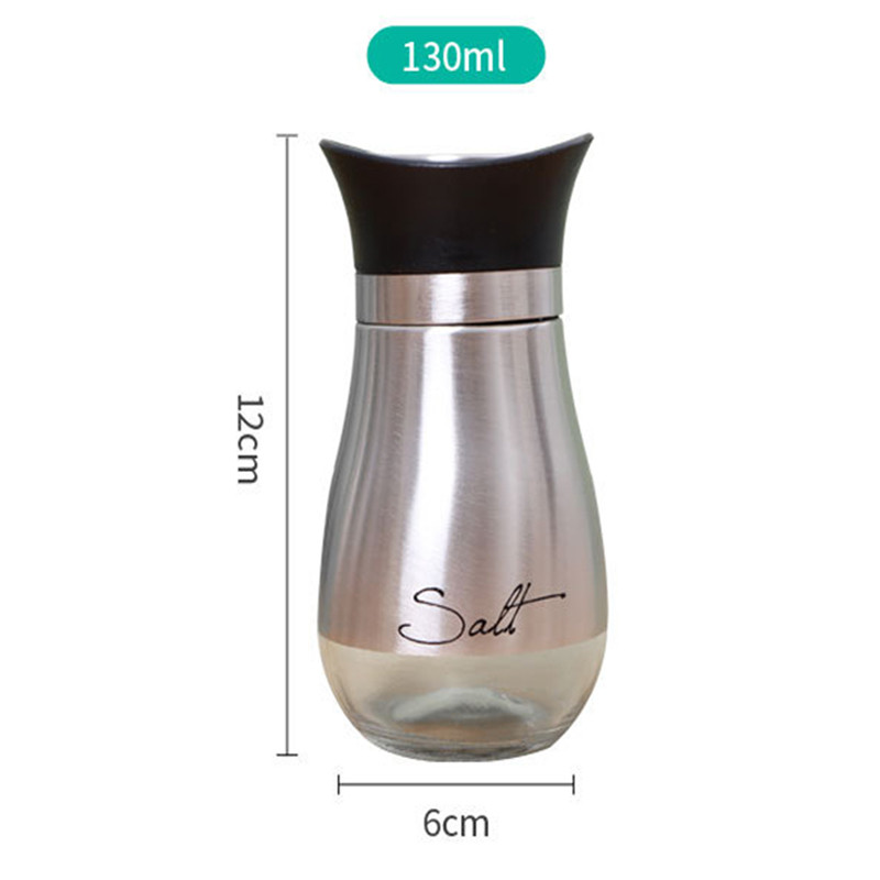 Forgó Cruet Fűszeres tégelyek Szett Fűszertartó Üveg Rendszerező Paprika shakerek Konyhai tároló állvány rendszerező