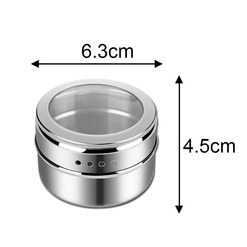 Sticlă de condiment din oțel inoxidabil Oală cu aromă multifuncțională Practic grătar portabil în aer liber Rezervor de depozitare a condimentelor pentru gătit
