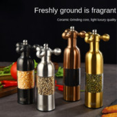 304 rozsdamentes acél paprika szezámbors por daráló edény kerámia mag konyhai fűszerezés eszköz grill kiegészítők