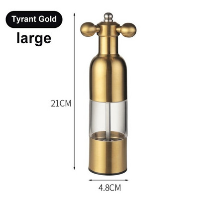 304 rozsdamentes acél paprika szezámbors por daráló edény kerámia mag konyhai fűszerezés eszköz grill kiegészítők