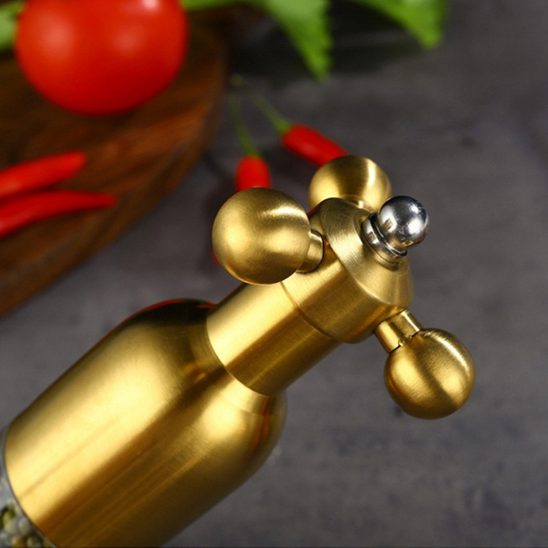 304 rozsdamentes acél paprika szezámbors por daráló edény kerámia mag konyhai fűszerezés eszköz grill kiegészítők