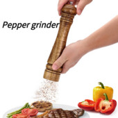 Borsdaráló tölgy kerámia magos fűszeres üveg kézi őrlés paprika fekete bors szezámmagos grillfűszeres üveg