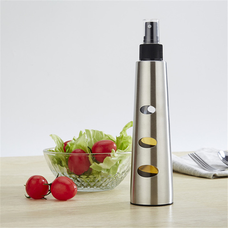 Moodne roostevabast terasest oliiviõlipott loominguline salatipihusti, grilli pigistatav pudel, õliäädika jaotur Köögi toiduvalmistamise tööriistad