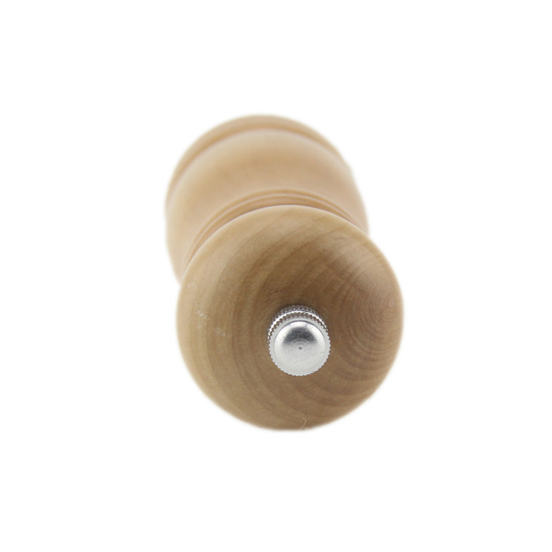 Medinis ąžuolinis pipirų malūnėlis prieskonių malūnėlis druskos kukurūzų malūnėlis 5/6/8 colio C66