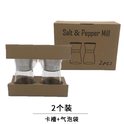 Pipirų jūros druska Pipirų malūnėlis 304 nerūdijančio plieno rankinis druskos ir pipirų malūnėlis Prieskonių maišytuvas Virtuvės įrankis Maisto gaminimo priedai