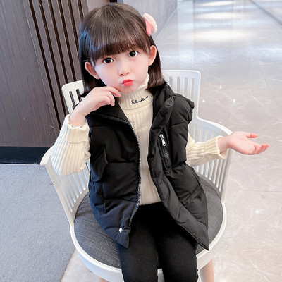 Új divatos mellény magas gallérral és cipzárral