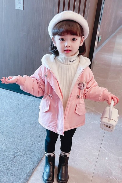 Geaca de toamna pentru copii cu efect 3D si gluga