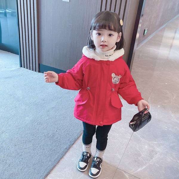 Geaca de toamna pentru copii cu efect 3D si gluga