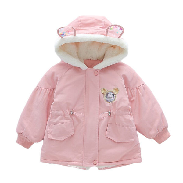 Geaca de toamna pentru copii cu efect 3D si gluga