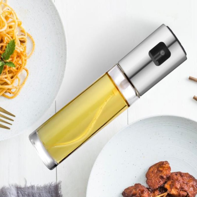 Aliejaus purškiamas butelis kepimui kepimo acto rūko purkštuvas kepsninės purškimo butelis virtuvės gaminimui BBQ kepimui ant grotelių skrudinimo purkštuvas