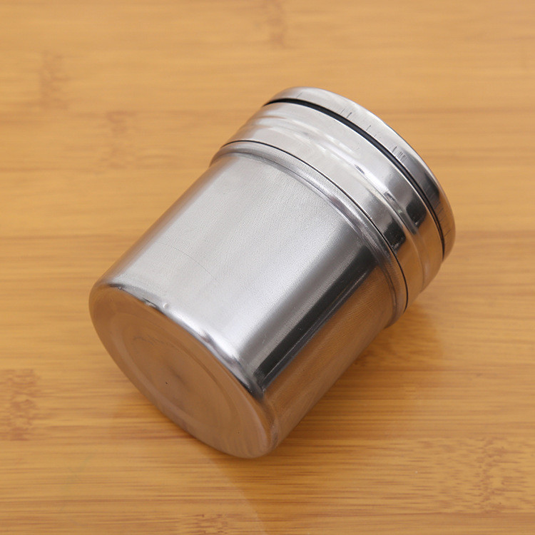 1 vnt Druskos cukraus butelis nerūdijančio plieno besisukantis dangtelis prieskonių butelis Prieskonių pipirų stiklainis virimo įrankis Namų virtuvės priedai