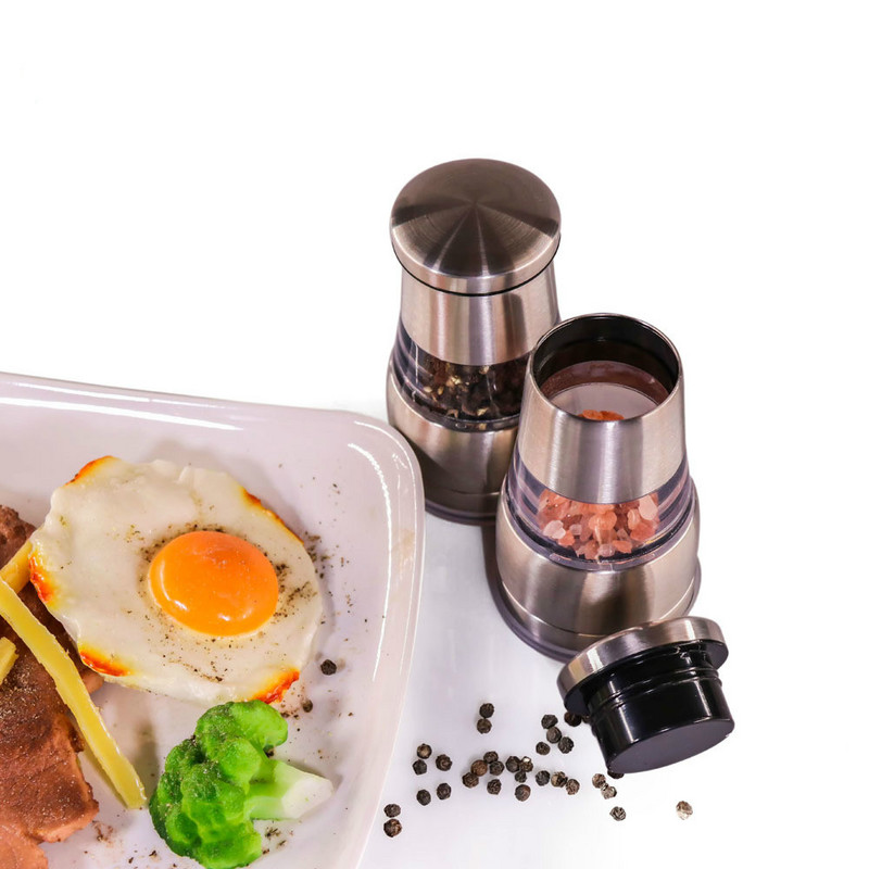 Kézi paprikadaráló kütyük Paprika- és sódaráló Fokhagymadaráló Konyhai Főzőeszközök Grill fűszer shakerek Fűszeres üveg