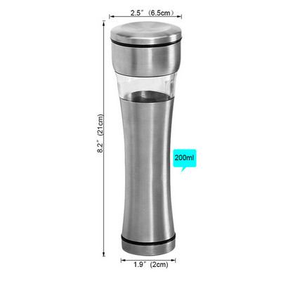 BOZZH borsdaráló rozsdamentes acél kézi só- és borsdaráló fűszerkeverők rozsdamentes acél fűszernövény őrlő szerszám