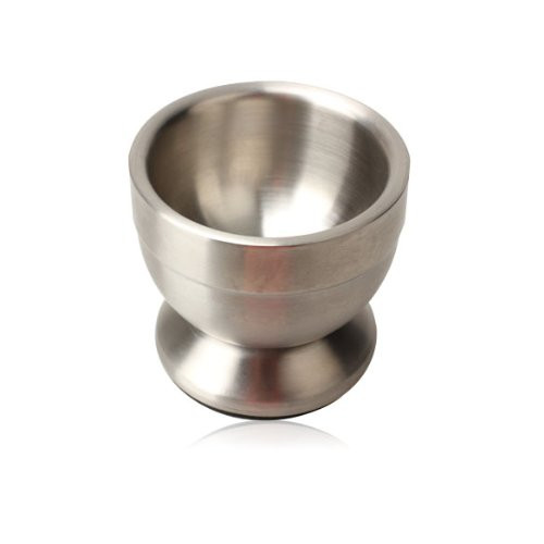 Dvigubas nerūdijančio plieno statybinis skiedinys ir grūstuvėlis / malimo žolelių prieskoniai česnako riešutai