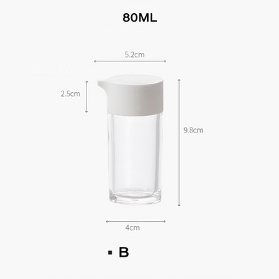 Japán stílusú kis fűszeres palack só bors por barbecue olaj locsoló palack levegő lyuk olajszabályzó olajedény kihajtható fedele