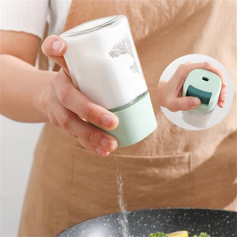 Dozator de condimente cantitativ de 5 g de sare, dozator de condimente, sticla de sare de bucătărie, piper, chimen, pudră, borcan, unelte de gătit pentru grătar