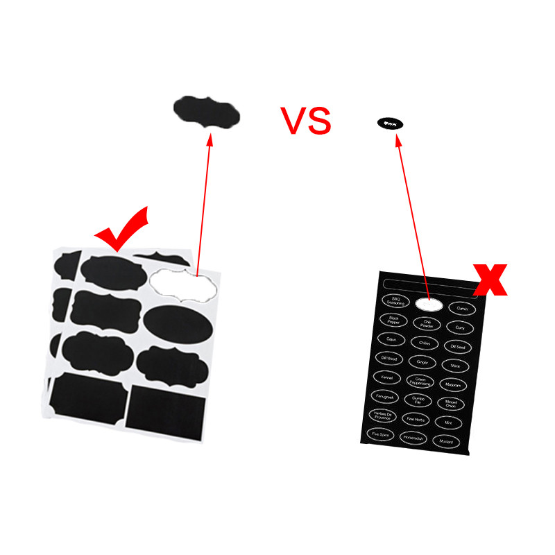 Mágneses fűszertartó rozsdamentes acél fűszeres edénykészlet Háztartási fűszeres üveg Mágneses tartálytartó matricákkal Konyhai eszközök