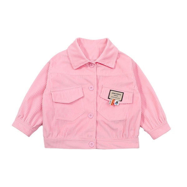 Geaca ripstop pentru copii cu nasturi pentru fete