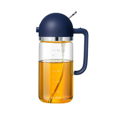 Sticlă de turnare cu pulverizare de ulei de măsline cu dublu scop Ulei de copt pentru gătit Pulverizator de ceață de oțet pentru grătar Sticlă de sticlă pentru dozator de ulei