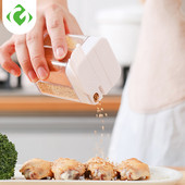 Fűszerdoboz Konyhai kellékek Cukor Só Bors Palack Köménypor Tartály Több rekeszes Fűszertároló Üvegek Eszközök GY