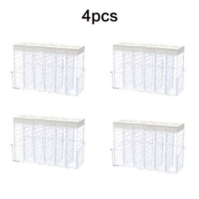 set cutie de condimente de bucătărie de uz casnic borcan sare transparentă piper pulverizator de condimente container de depozitare pentru condimente de bucătărie rezervor de sticlă de chimen