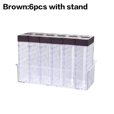 set cutie de condimente de bucătărie de uz casnic borcan sare transparentă piper pulverizator de condimente container de depozitare pentru condimente de bucătărie rezervor de sticlă de chimen