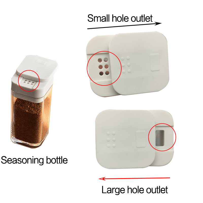 set cutie de condimente de bucătărie de uz casnic borcan sare transparentă piper pulverizator de condimente container de depozitare pentru condimente de bucătărie rezervor de sticlă de chimen