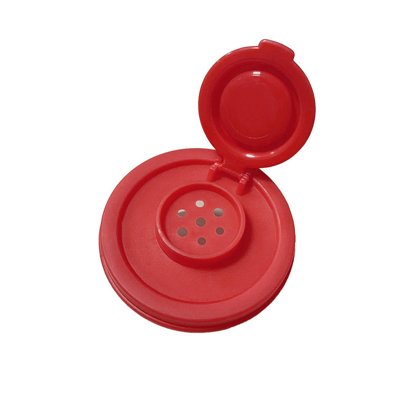 Borcan de condimente de călătorie din plastic Agitatoare de piper rezistent la umiditate Mini saliner Go Camping Picnic în aer liber Cutii de prânz de bucătărie