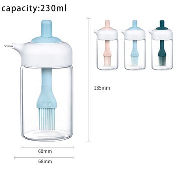 Μπουκάλι ελαιόλαδου Pot Spray Bottle Oil Spray Bottle For Oil Cruet Dispenser Kitchen Bar Tools BBQ Brush Sauce Boats Storage Container