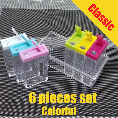Cutie de condimente pentru borcan de condimente 1 buc. 6 buc/set de sticle de depozitare pentru condimente de bucătărie Borcane transparente PP sare piper chimen pulbere cutie instrument