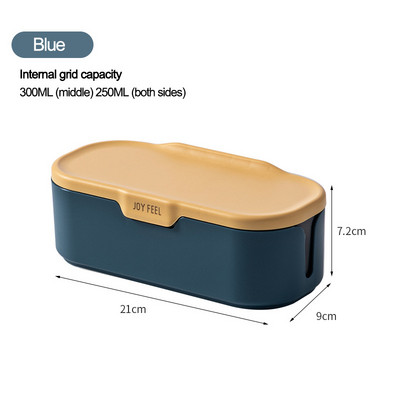 Nordic Style sós és borsos fűszeres tégelyes fűszerezés rendszerező doboz három rácsos fűszer tároló doboz fűszertartó konyhai kanna szettek