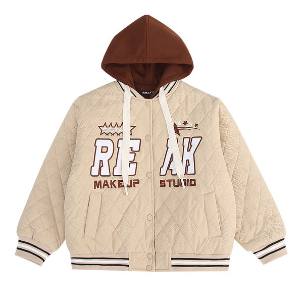 Dječja sportska jakna s kapuljačom i vezom za djevojčice