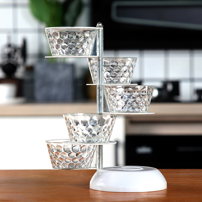 Cutie de condimente rotativă Verticală creativă cu mai multe straturi Cutie de condimente Borcane de condimente pentru acasă Set de bucătărie Lingură de condimente Aprovizionare de bucătărie