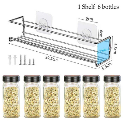 Üveg Fűszertartó készlet Fűszerdoboz Fedő Fűszeredény Fűszeres Üveg Konyhai Kellékek és Anyagok Sócella Kanna