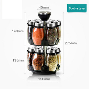 Fűszerüveg üveg Paprika Fűszertartó Fűszertartó doboz Konyhai állvány rendszerező Palacktartó Fűszeres üvegek Állványkészlet