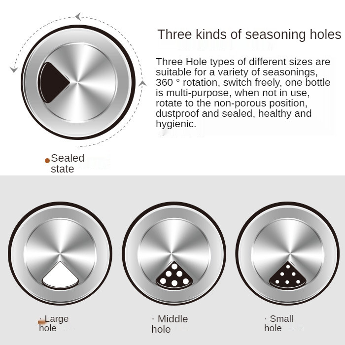 Borcane rotative de sticlă pentru condimente Set de accesorii de bucătărie Condimente Condimente Cutii de condimente Sare Piper Saliera Raft de depozitare pentru bucătărie