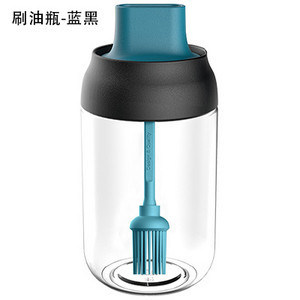 YOMDID Sticla de condimente creative Sare Piper Ulei Borcan de depozitare pentru condimente Recipient pentru condimente cu lingura/perie/baton de miere